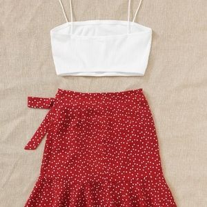 Clothes skirts t shirts halter tops